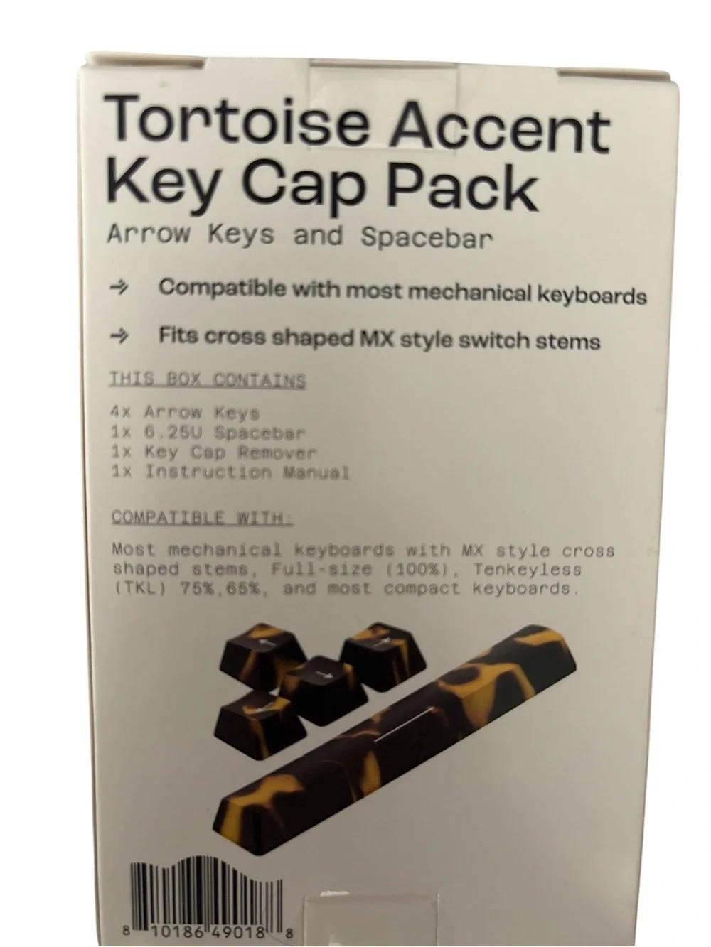 Target NORTH Accent Key Cap Packs – Leopard, Silver Arrow, Tortoise Sets